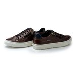 Sapatenis em Couro Casual Masculino Connect - Chocolate