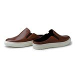 Mule Masculino Connect em Couro - Brown