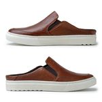 Mule Masculino Connect em Couro - Brown