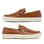 Slip On Loafer Laroche Connect em Couro - Whisky