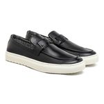 Slip On Loafer Laroche Connect em Couro - Preto