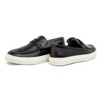 Slip On Loafer Laroche Connect em Couro - Preto