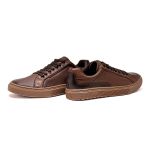 Sapatenis Casual Laroche Connect em Couro - Chocolate