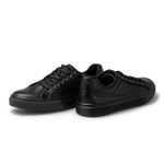 Sapatenis Casual Connect em Couro - Preto