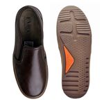 Slip On Yate Masculino Connect em Couro - Café