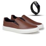 Slip On LRC Connect - Brown + Brinde Relógio Digital Preto