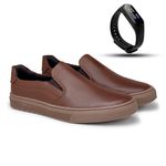 Slip On LRC Connect - Brown + Brinde Relógio Digital Preto
