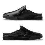 Mule Masculino Connect em Couro - Preto