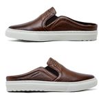 Mule Masculino Laroche Connect em Couro - Chocolate