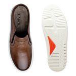 Mule Masculino Laroche Connect em Couro - Chocolate
