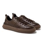 Sapatenis Casual Masculino Dublin em Couro - Chocolate