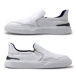 Slip On Yate Masculino Dublin em Couro - Branco