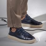 Sapatenis Casual Masculino Dublin em Couro - Royal