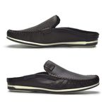 Mule Masculino Dumont em Couro - Café