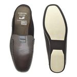 Mule Masculino Dumont em Couro - Café