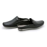 Mule Masculino Dumont em Couro - Preto