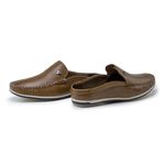 Mule Masculino Dumont em Couro - Whisky