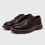 Sapato Derby Laroche Everest em Couro - Café
