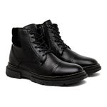 Bota Masculina Coturno Laroche Everest em Couro - Preto