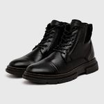 Bota Masculina Coturno Laroche Everest em Couro - Preto