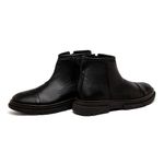 Bota Chelsea Everest em Couro - Preto
