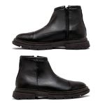 Bota Chelsea Everest em Couro - Preto