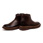 Bota Chelsea Everest em Couro - Café