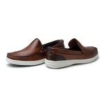 Mocassim Ferrara em Couro - Brown