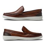 Mocassim Ferrara em Couro - Brown