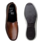 Mocassim Ferrara em Couro - Brown