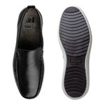 Mocassim Masculino Ferrara em Couro - Preto