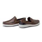 Mocassim Masculino Ferrara em Couro - Chocolate