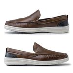Mocassim Masculino Ferrara em Couro - Chocolate