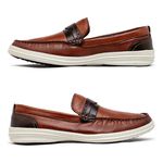 Mocassim Masculino Laroche Ferrara em Couro - Brown