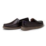 Mocassim Loafer Florença em Couro - Café