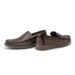 Mocassim Loafer Florença em Couro - Canela E L