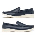 Mocassim Loafer Laroche Florença em Couro - Marinho