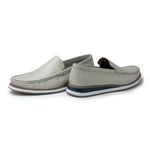 Mocassim Loafer Florença em Couro Floater - Off White