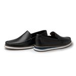 Mocassim Loafer Florença em Couro Floater - Preto