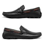 Mocassim Masculino Laroche Genova em Couro - Preto