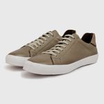 Sapatenis Masculino Laroche Golden em Couro - Cinza E L