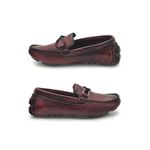 Mocassim Bali Infantil de Couro - Vinho