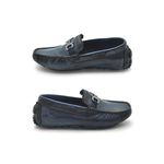 Mocassim Bali Infantil de Couro - Marinho
