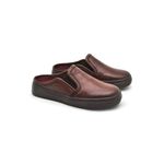 Babuche Infantil Stratus em Couro - Brown