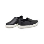Slip On Yate Infantil Stratus em Couro Preto