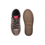 Sapatenis Stratus Infantil em Couro - Chocolate/Vermelho