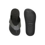 Chinelo Infantil Toledo em Couro - Preto