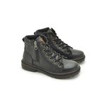 Bota Infantil Vacanza em Couro- Preto