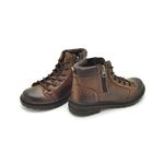Bota Infantil Vacanza em Couro - Chocolate