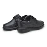 Sapato Comfort Lisboa em Couro - Preto